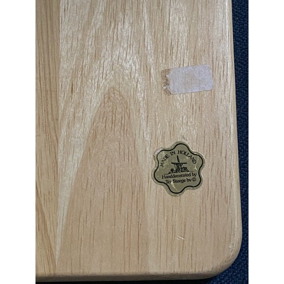 VTG Holland Ter Steege BV Tile Wood Decor Farm Windmill J.C. Van Hunnik Dutch - Picture 3 of 8